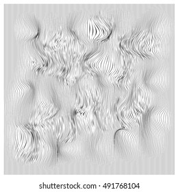 Texture waves vector background