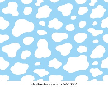 texture white blue cow spot repeated seamless pattern print dalmatian dog