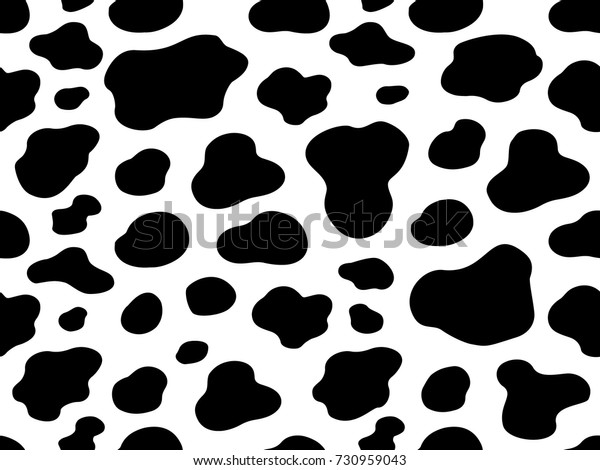 ダルマチアン犬の模様を写し取った白い牛の黒い斑点 のベクター画像素材 ロイヤリティフリー