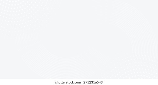 Texture white glowing geometric lines. Abstract shiny blue circle lines pattern. Futuristic technology concept. Suit for cover poster background
