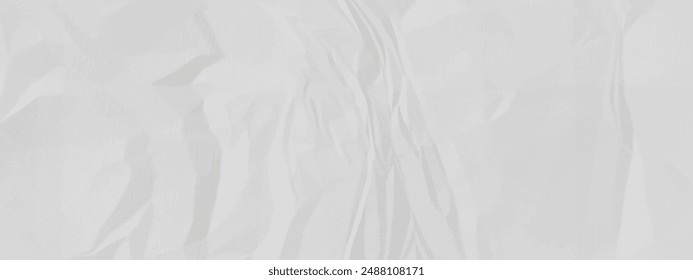 The texture of white paper is crumpled. White crumpled paper texture. white crumpled paper background texture pattern overlay	