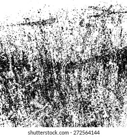 Texture  white  wall with black stains. Vector illustration.