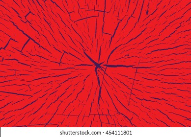Texture of the wood cross-cut, core tree cutting, wood vector texture
