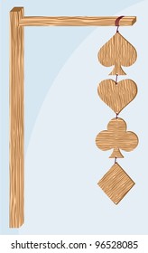 texture wood for playing card