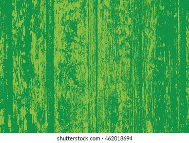 Texture of a wood-grain with weathered paint. Abstract vector illustration