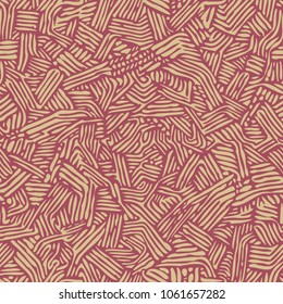 Texture with woven material. Seamless pattern with thick strokes.
Knitted fabric of burgundy color scale.