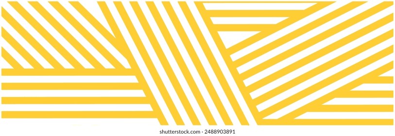 Texture of yellow instant noodles  pasta and spaghetti with geometric wavy lines. 