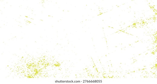 A textured abstract background featuring scattered yellow particles against a predominantly white canvas