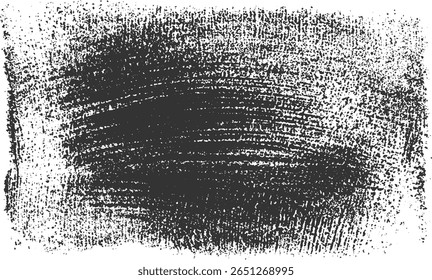 Um plano de fundo abstrato texturizado com traçados de pincel horizontal e manchas espalhadas em escala de cinza.
