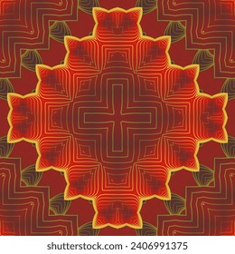 Fondo abstracto texturizado, color base transparente rojo con rayas amarillas