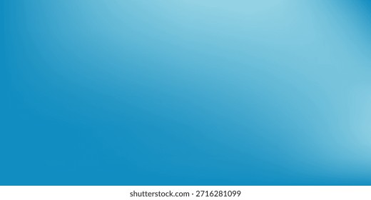 Ein strukturierter abstrakter Hintergrund mit einem glatten Farbverlauf, der von hellblauem Himmel zu einem tieferen Meeresblau übergeht.