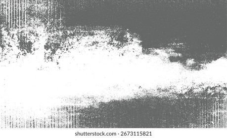 Um padrão texturizado abstrato com uma mistura de cinza e branco com uma aparência angustiada e manchada.