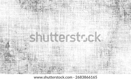 A textured abstract pattern of gray and white dots and lines creating a distressed fabric-like appearance.