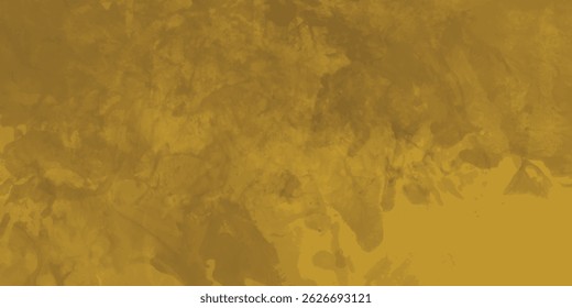 Textured Abstract Yellow Background with Thick Brush Patterns and Bold Style

