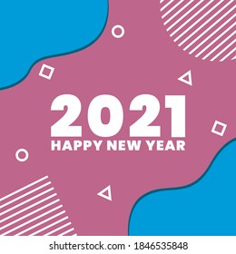 Textured background for the 2021 new year celebration