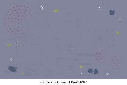 Textured background with abstract elements. Vector illustration.