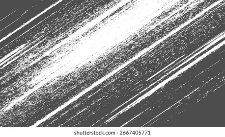 Un fondo texturizado con líneas diagonales y un efecto angustiado en gris y blanco.