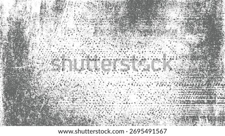 textured background with gray speckles and distressed lines on white surface.
