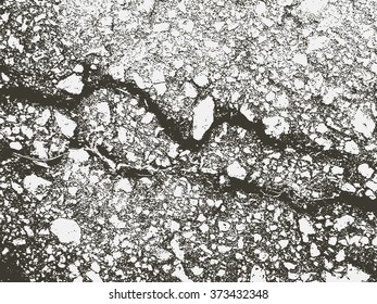 Textured background. Grunge texture in black and white. Vector template. Distress vector texture. Texture over any Object to Create Distressed Effect .