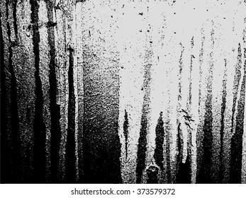 Textured background. Grunge texture in black and white. Vector template. Distress vector texture. Texture over any Object to Create Distressed Effect .