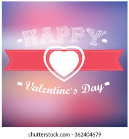 Textured background with hearts and a ribbon for valentine's day