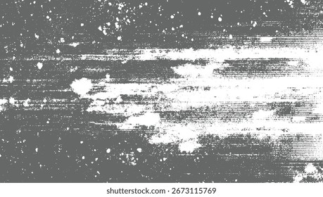 Un fondo texturizado con líneas Horizontales y manchas blancas sobre una superficie gris.