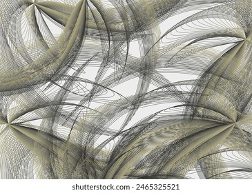 Textured background like a tropical leaves for interiors or fabrics. Fiber swirl exotic motifs for fashion trends, business concepts, covers, scrapbooking, textiles, tiles, wallpaper, etc. Vector