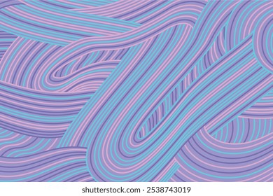 Fondo texturizado de líneas curvas irregulares abstractas multicolores. diseño de patrones geométricos sin costuras para certificados, invitaciones, textiles, prendas de vestir, cubiertas y más.
