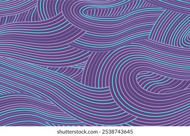 Textured background of multi-colored abstract irregular curved lines. seamless geometric pattern design for certificates, invitations, textiles, apparel, covers and more.
