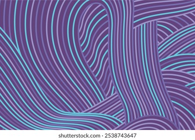 Fondo texturizado de líneas curvas irregulares abstractas multicolores. diseño de patrones geométricos sin costuras para certificados, invitaciones, textiles, prendas de vestir, cubiertas y más.
