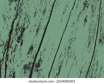 A textured background in a muted green hue features an abstract pattern of black splatters and bold diagonal lines, creating a striking silhouette effect.