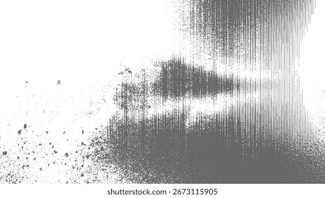 Un fondo texturizado con puntos grises dispersos y líneas de Vertical sobre una superficie blanca.