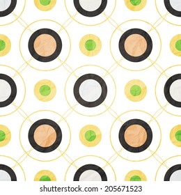 textured background with seamless circles pattern