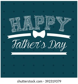 Textured background with text and a necktie for father's day celebrations