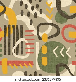 VECTOR VERDE BEIGE TEXTURADO DE FONDO INSEGURO CON ELEMENTOS ABSTRACTOS MULTICOLORADOS