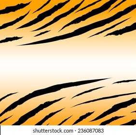 textured of bengal tiger fur background illustration