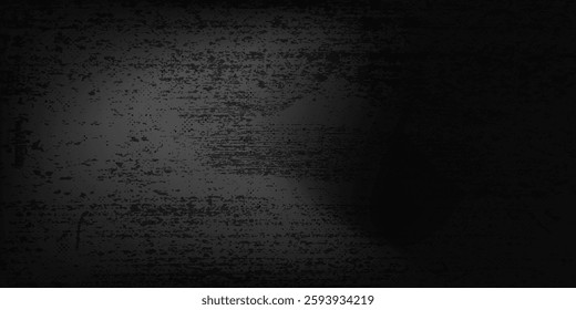 Textured black grunge background eps10