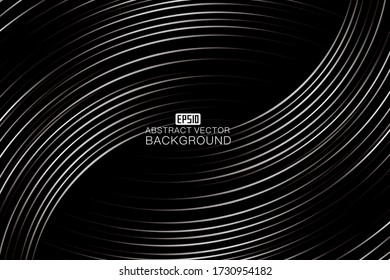 Textured black and white gray gradient abstract lines texture background.