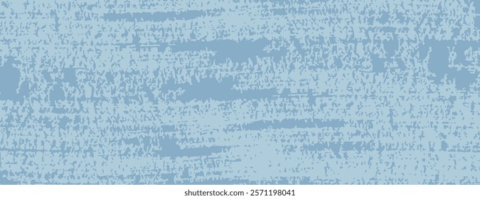 Textured blue background with a distressed, grunge style. The blue background features a rough, uneven pattern for a vintage look. Brush stroke texture background. Blue background vector.