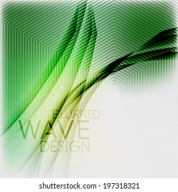Textured blurred color wave background. Futuristic hi-tech modern business or technology design template