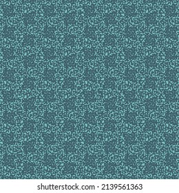 Textured and blurred pattern consisting of square patches arranged from place to place. Blue wallpaper design.