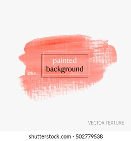 Textured brush painted watercolor background vector illustration. Abstract art design acrylic stroke backdrop. Perfect design for headline, logo and sale banner. 