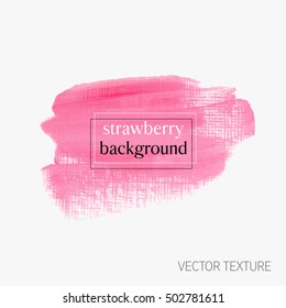 Textured brush painted watercolor background vector illustration. Abstract art design acrylic stroke backdrop. Perfect design for headline, logo and sale banner. 