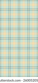 Textured check plaid seamless, autumn textile background texture. Dimensional vector fabric pattern tartan in light and pastel colors palette.