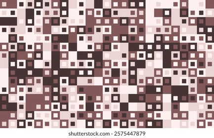 Textured cube pattern with colourful tiles and elegant symmetry. Ideal for graphic design projects, backgrounds, and trendy decorative material.