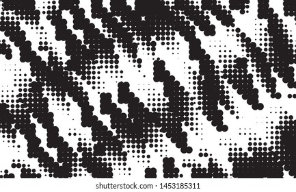 Textured dotted surface Halftone pattern Vector illustration Grunge backdrop with circles, dots, point. 