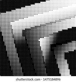 Textured dotted surface Halftone pattern Vector illustration Grunge backdrop with circles, dots, point. 