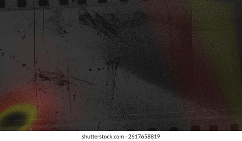 A textured filter simulates the look of old film, displaying vibrant, blurred colors and subtle imperfections that evoke a nostalgic atmosphere reminiscent of classic photography.