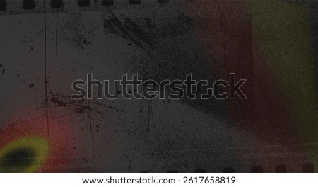 A textured filter simulates the look of old film, displaying vibrant, blurred colors and subtle imperfections that evoke a nostalgic atmosphere reminiscent of classic photography.
