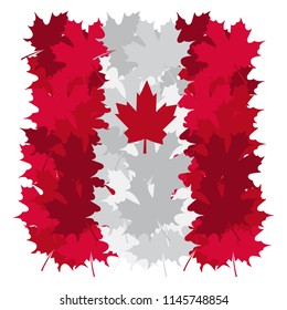 Textured flag of Canada